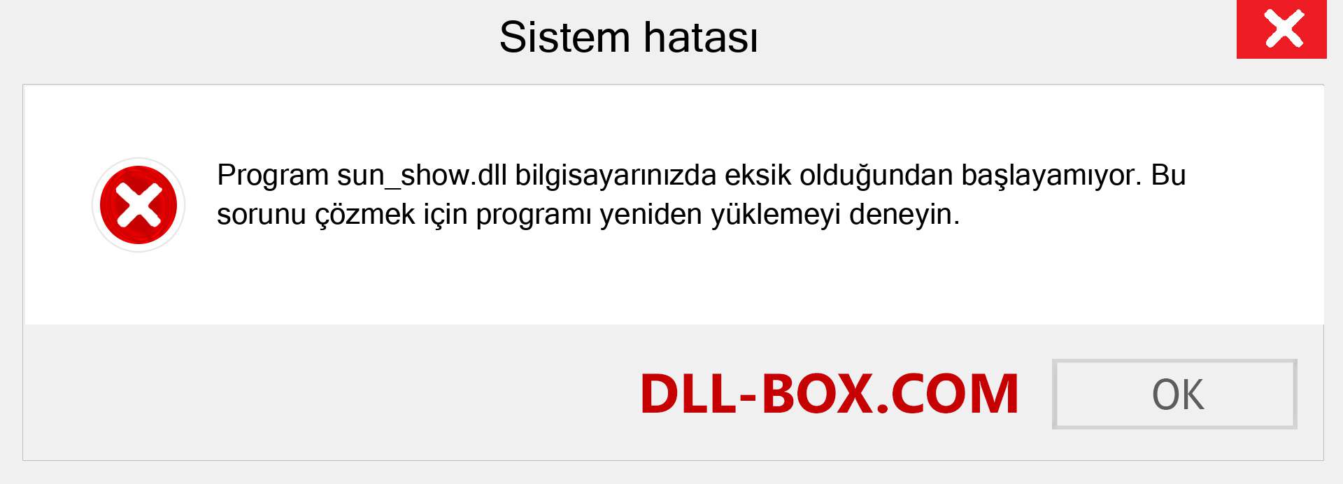 sun_show.dll dosyası eksik mi? Windows 7, 8, 10 için İndirin - Windows'ta sun_show dll Eksik Hatasını Düzeltin, fotoğraflar, resimler